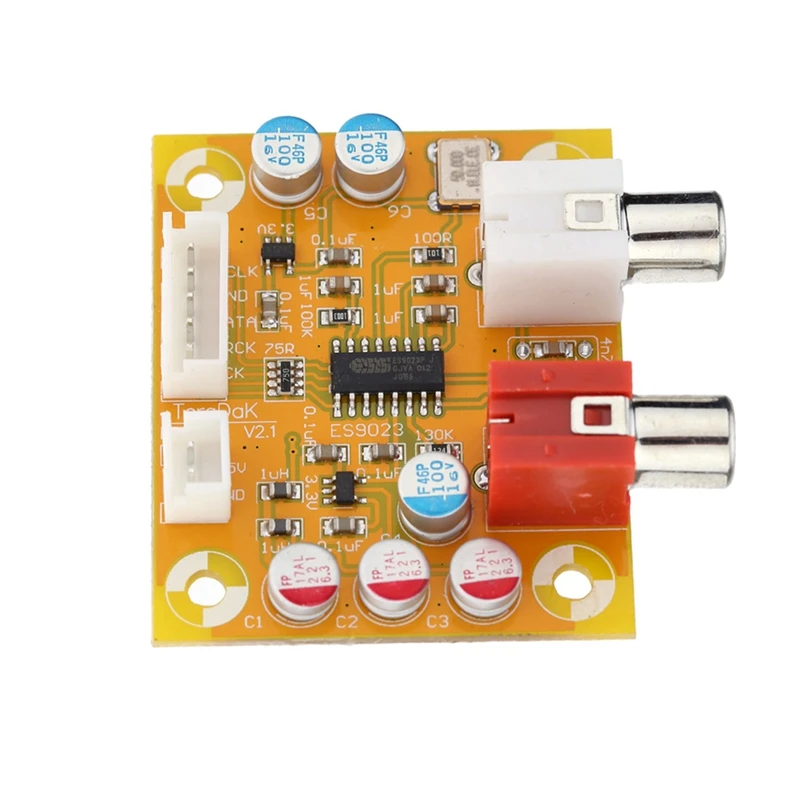 Dac Sabre Es9023 Analog I2S 24 Bit 192 Khz Decoder Board for Raspberry Pi | AC/DC Adapters