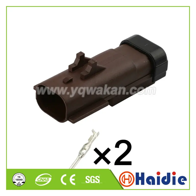 Бесплатная доставка 5 комплектов 2pin Авто Пластиковый корпус штекер