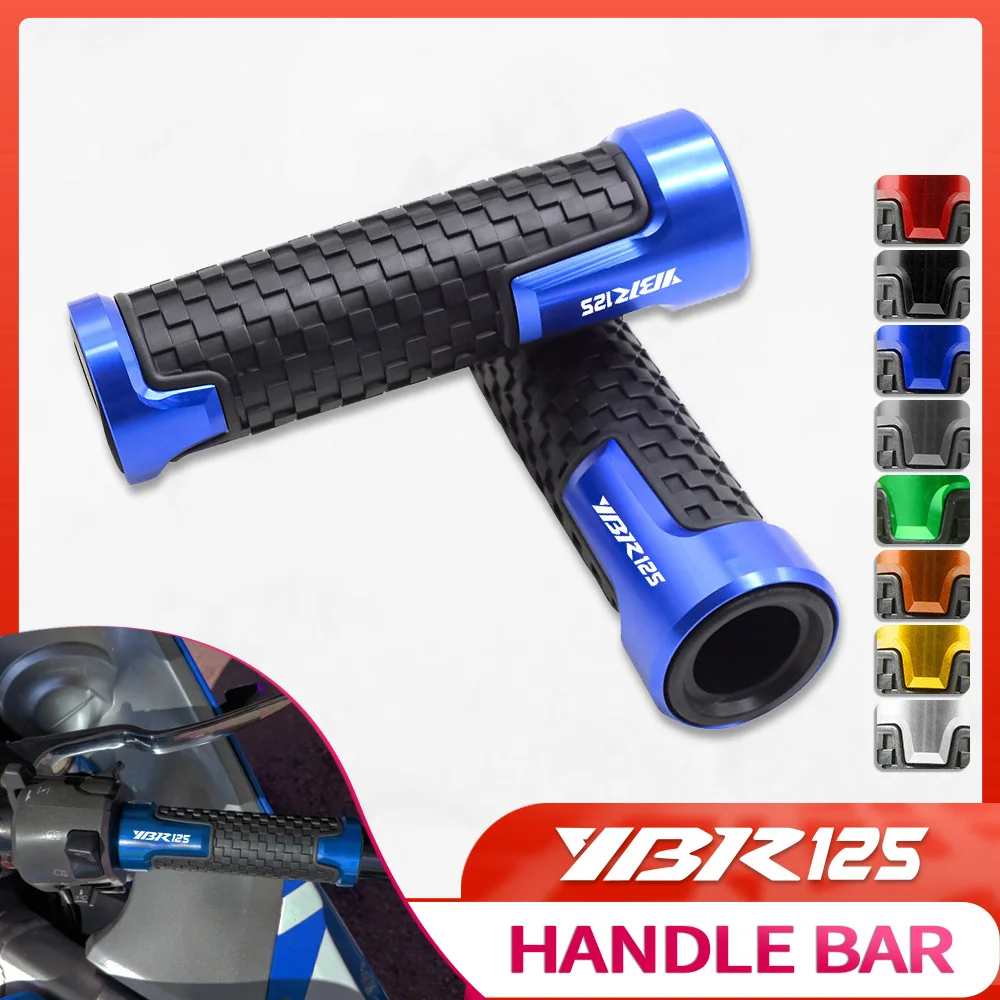 

FOR YAMAHA YBR125 2005 2006 2007 2008 2009 2010 2011 2012 2013 2014 7/8" Motorcycle CNC Handlebar Hand Grips Bar End Gel Grip