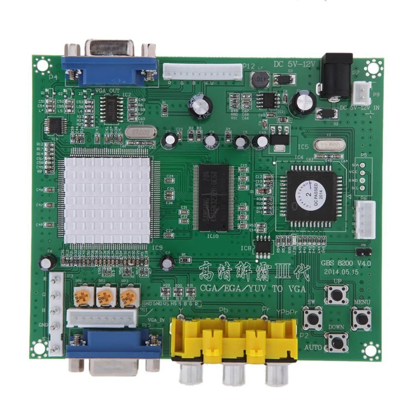 1 канальный релейный модуль GBS8200 плата CGA / EGA YUV RGB к VGA аркадная игра видео