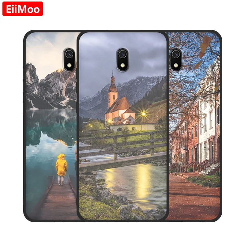 Чехол для Xiaomi Redmi 8A мягкий ТПУ тонкий силиконовый матовый черный чехол 8 A 6 22 |