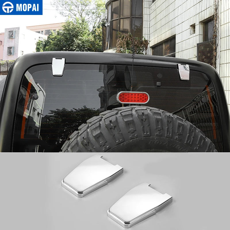 MOAPI хромированный Стайлинг автомобиля задняя дверь стеклянная петля украшение