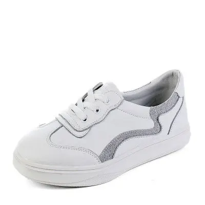 Маленькие белые туфли женская летняя обувь 2019 года дышащая на плоской подошве