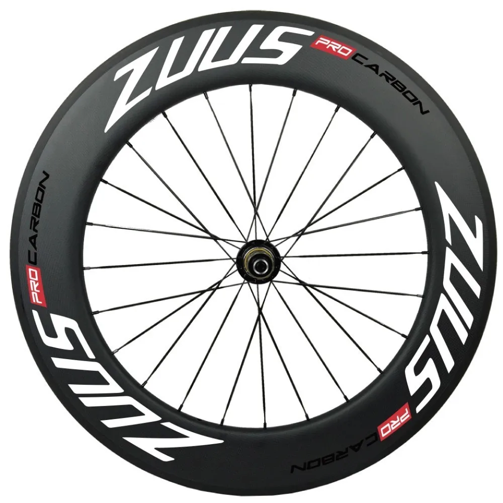 Колесо для дорожного велосипеда ZUUS Pro 700C из углеродного волокна 38/50/60/82 мм