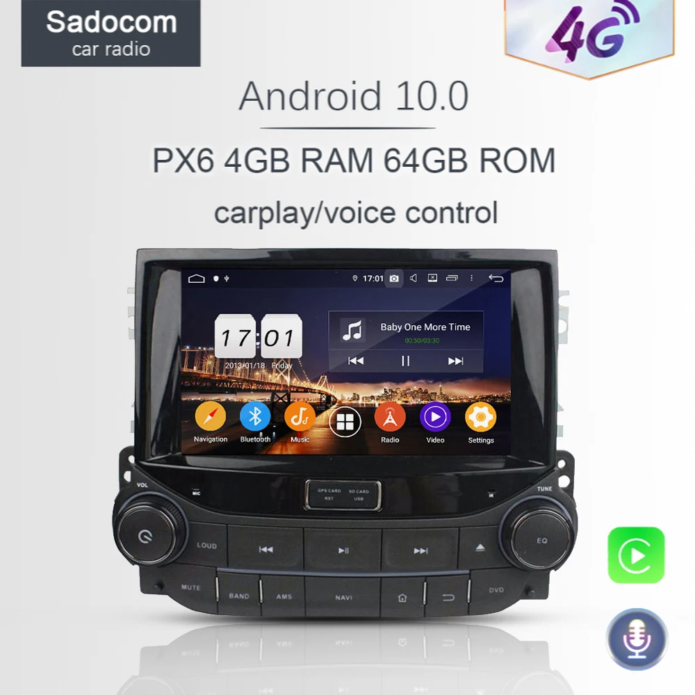 720P PX6 DSP 8 &quotAndroid 10 0 Core 64 ГБ 4 RAM автомобильный DVD плеер 4G автомобильное радио RDS