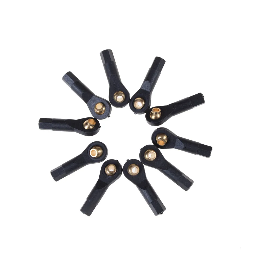 

New 10PCS M3 Rod End Ball End Wear Resisting Ball Joint Metal Head Holder Tie rod end For Rc Boat Car Airplane Truck