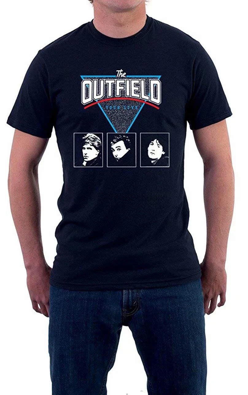 AILISE The Outfield Band Music Your Love Мужская футболка |