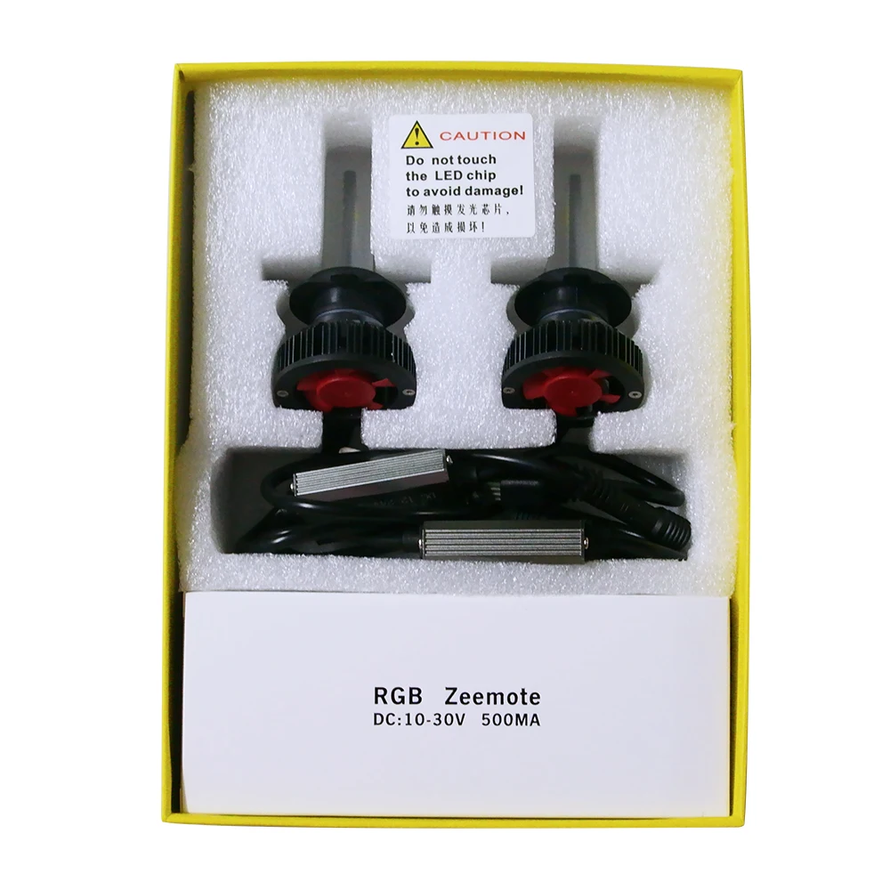 

MDATT Modified lamp 2PCS H4 H7 H11 H1 LED headlight Bulbs APP Bluetooth Control Car Auto Headlamp Fog Light 12v Multi-color 80W