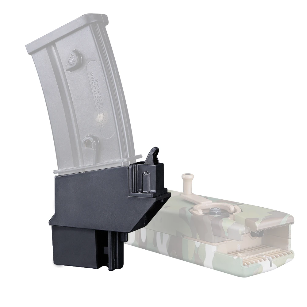 Тактический Страйкбол Пейнтбол 1000rd патронов пластик BB скорость погрузчик M4