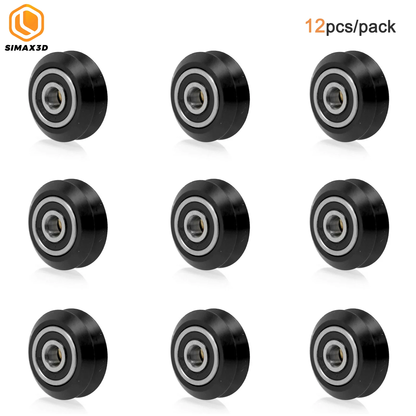 SIMAX3D CNC Openbuild POM резиновая крышка уплотнительные колеса большие пассивные 625RS V тип