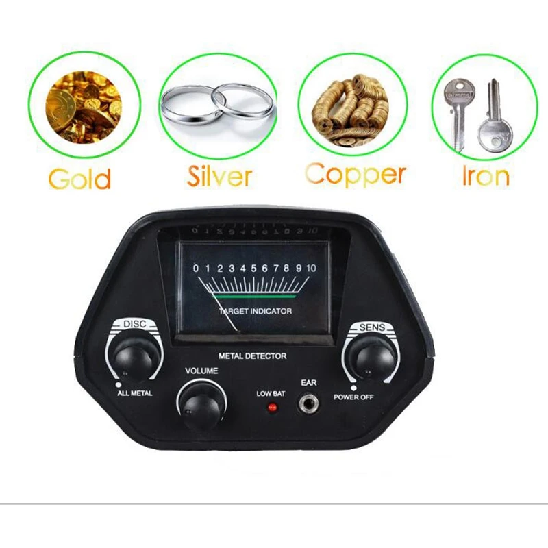 GTX5030 Metal Detector Underground Gold Length Adjustable Treasure Hunter Portable Shovel | Инструменты