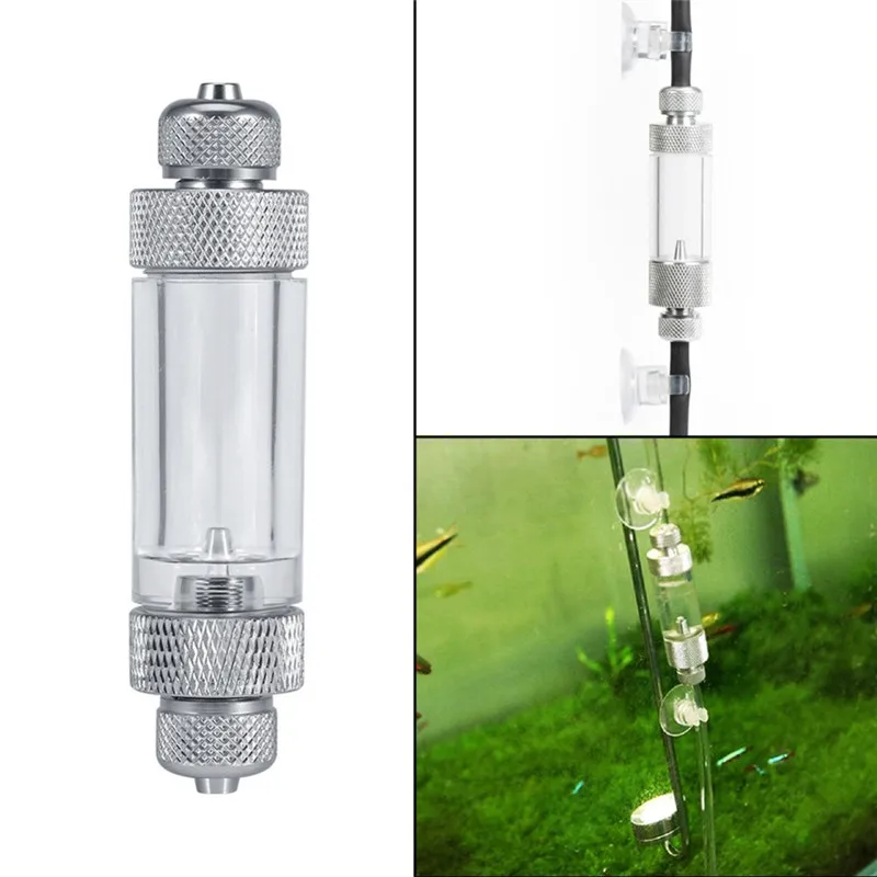 Аквариумный регулятор CO2 счетчик из алюминиевого сплава с одной/двойной головкой