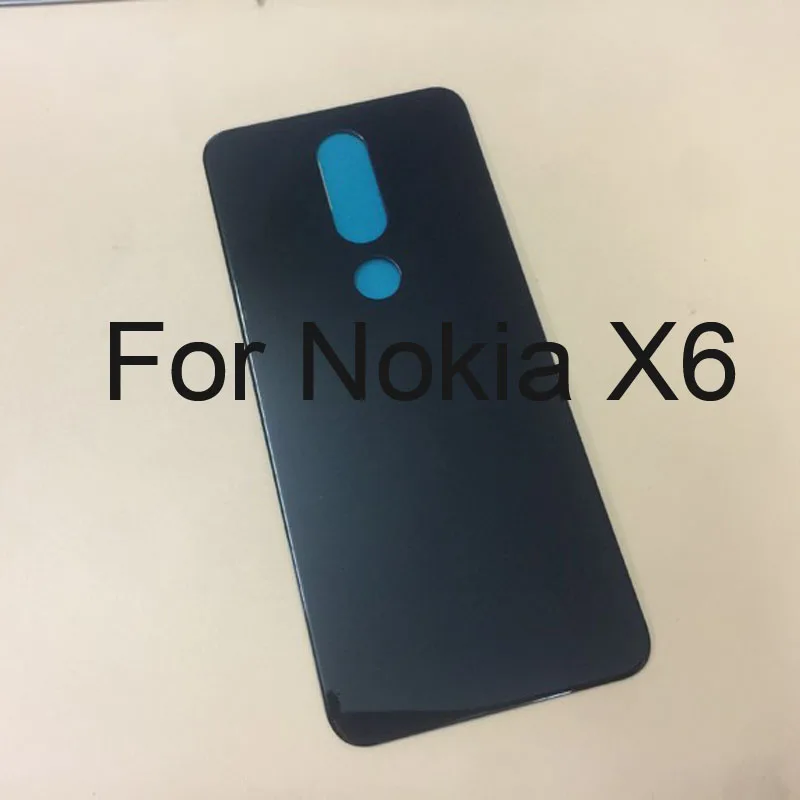 100% оригинал для Nokia X6 x6 задняя крышка батарейного отсека Корпус X 6x6 запасные части
