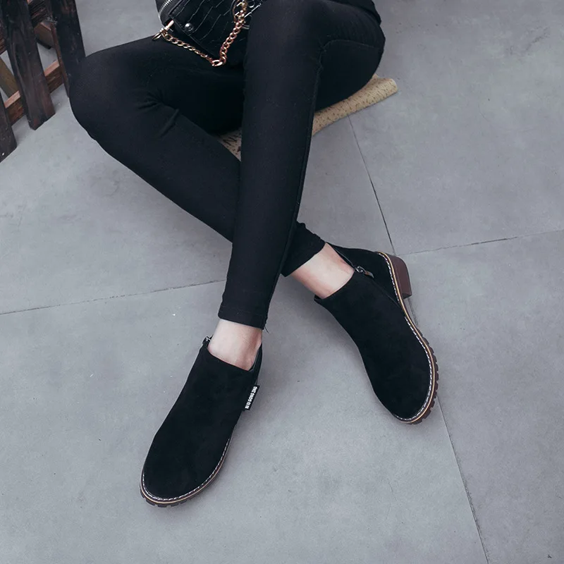 

Женские ботинки, сезон осень-зима 2020, женская обувь, Брендовые женские ботильоны, обувь на каблуке, женские замшевые кожаные ботинки