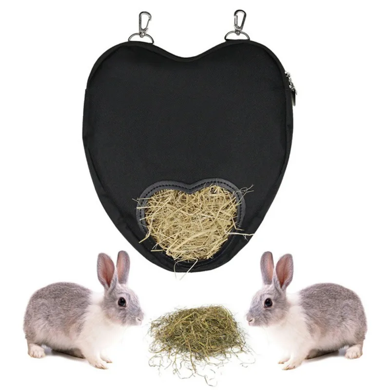 

Rabbits Feeding Supplies Thatch Bag For Oxford Cloth Easy Clean Small Animals Carriers Removable Machine Washable Breathable
