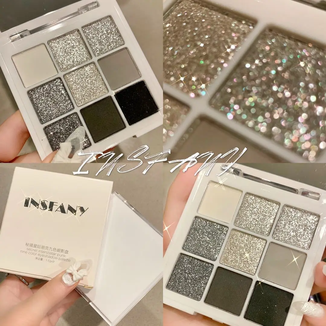 

New Smoky Makeup 2nd Generation Nine Color Punk Eyeshadow