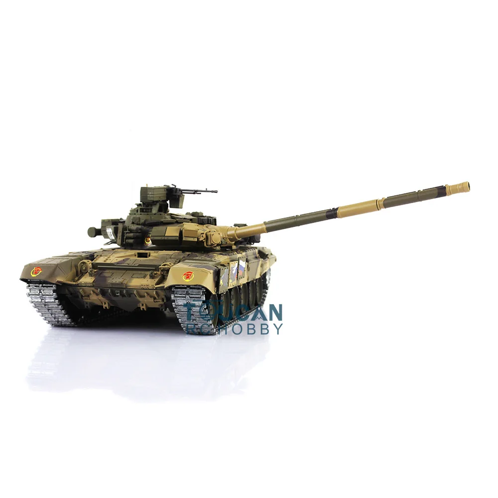 Heng Long RC Tank 1/16 7 0 настроить FPV Россия T90 3938 360 ° револьверный металлический трек |