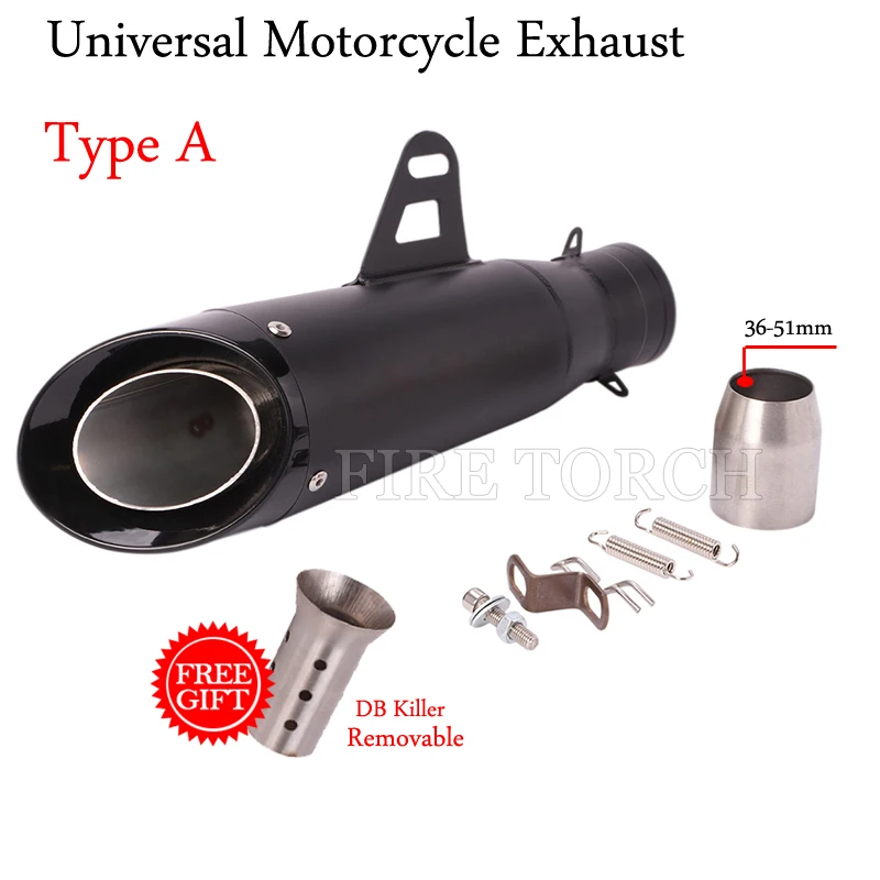 Универсальная мотоциклетная выхлопная труба модифицированный Соединительный