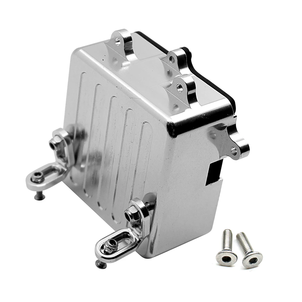 

Metal Aluminum Carbon fiber Receiver Electronics Box for Axial SCX10 1/10 RC Crawler Car Parts