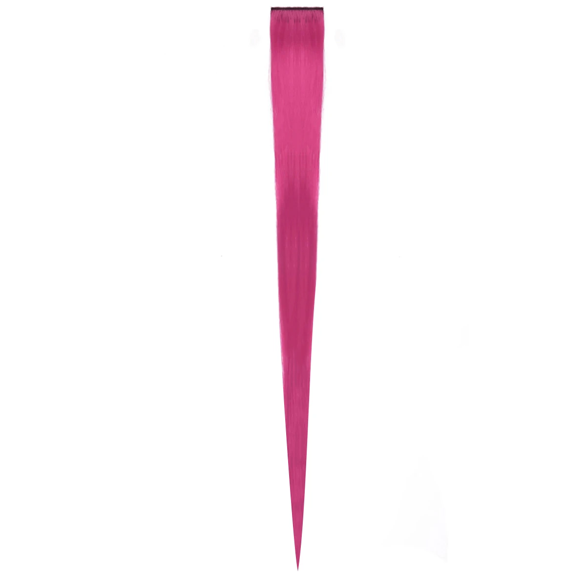 Hot pink Длина 55 см, прямые накладные волосы цвет волос кусок волос на заколках для наращивания Выделите Радуга волос полоса несколько Цвет бесшовные Заколки для волос - Цвет: Hot pink