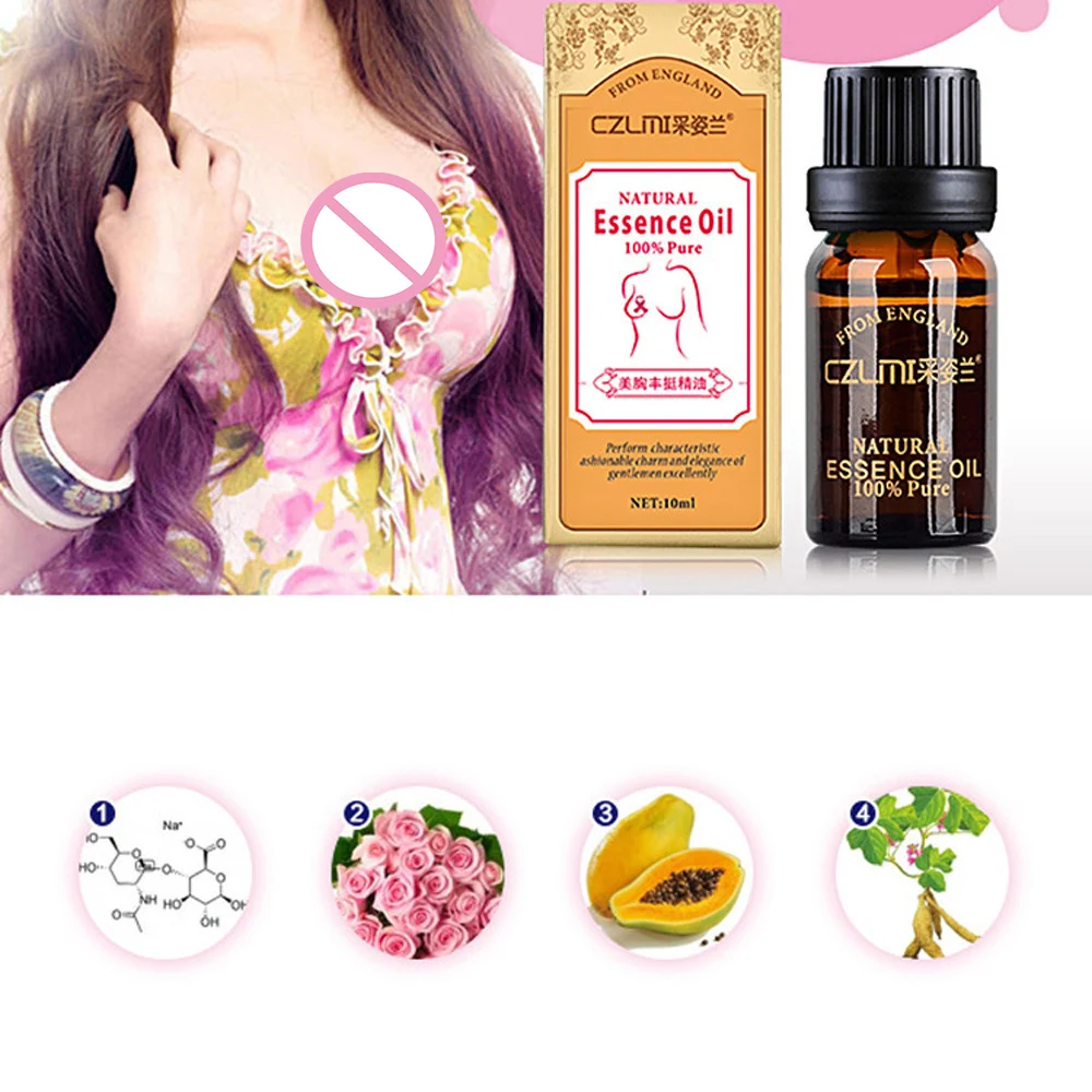 Натуральное эфирное масло 100% чистый массаж груди и для подтяжки ухода за
