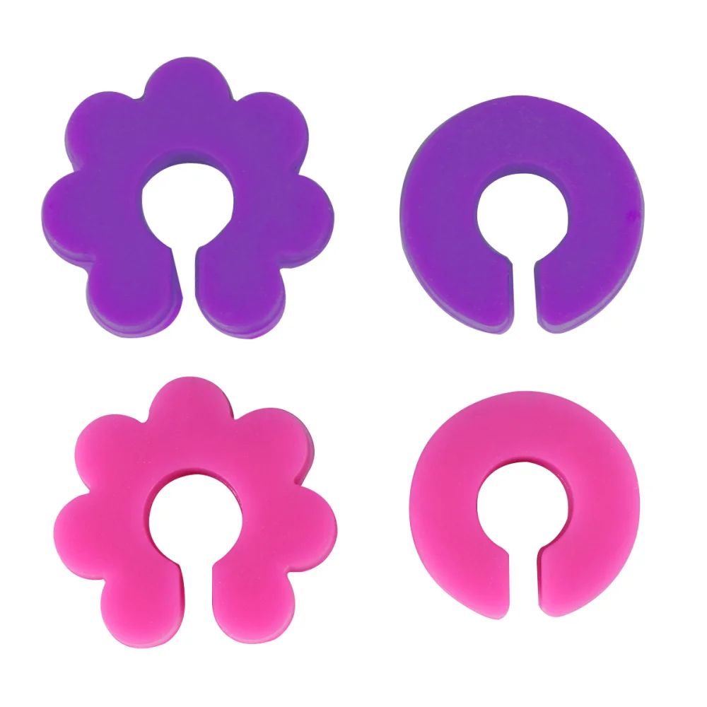 

2 Packs Silicone C-Shaped Glass Marker Drinking Cup Identifier Goblet Sign (12pcs/Pack)