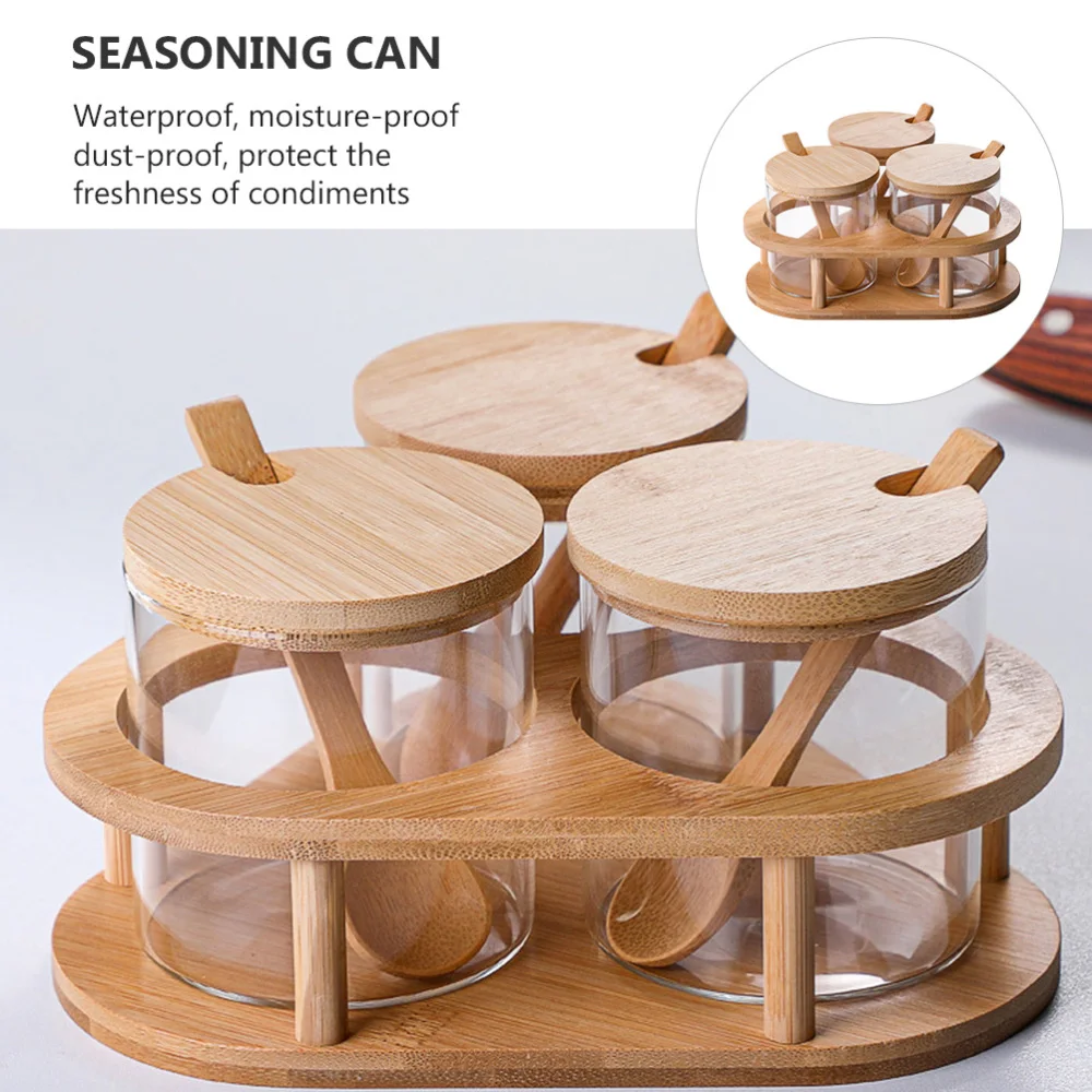 

1 Set Durable Seasoning Can Seasoning Storage Holder for Home (Assorted Color)