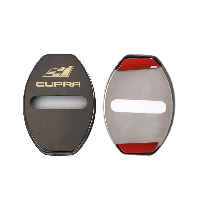 4 шт. Чехол для автомобильного замка для сиденья Cupra с логотипом Leon Ibiza Altea Belt R Racing FR авто аксессуары для автомобиля-Стайлинг