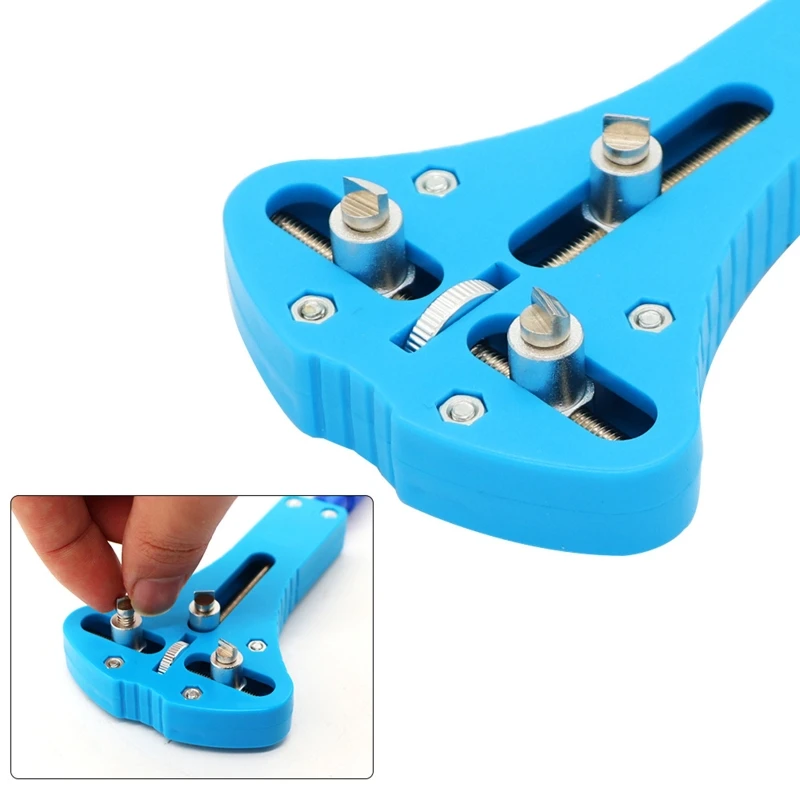 

Adjustable Three-Jaw Remover High Quality Watch Back Case Opener Battery Replacement Back Cover Opening Table Repair