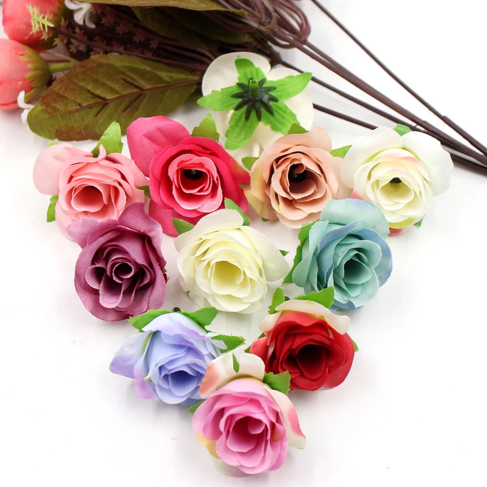 Искусственные цветы для украшения дома 10 шт. искусственные свадьбы