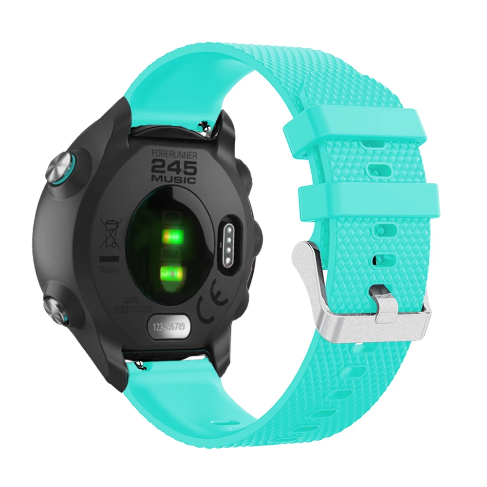 20 мм силиконовый ремешок для часов Garmin Forerunner 645 245 245M Vivoactive 3 Смарт-часы ремешок спортивный сменный Браслет
