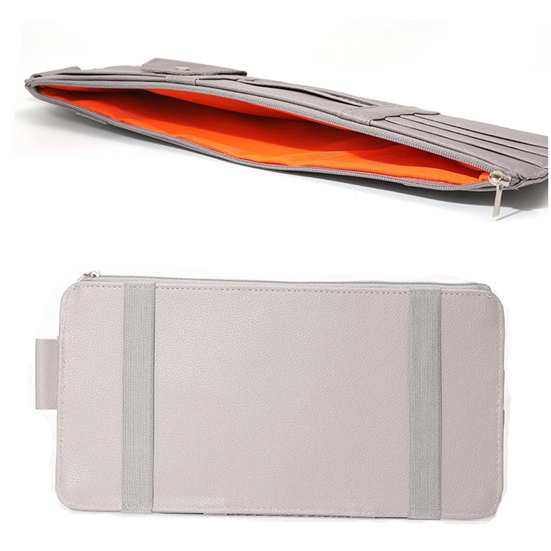 Автомобильный солнцезащитный козырек Организатор Билл ручка держатель для карт