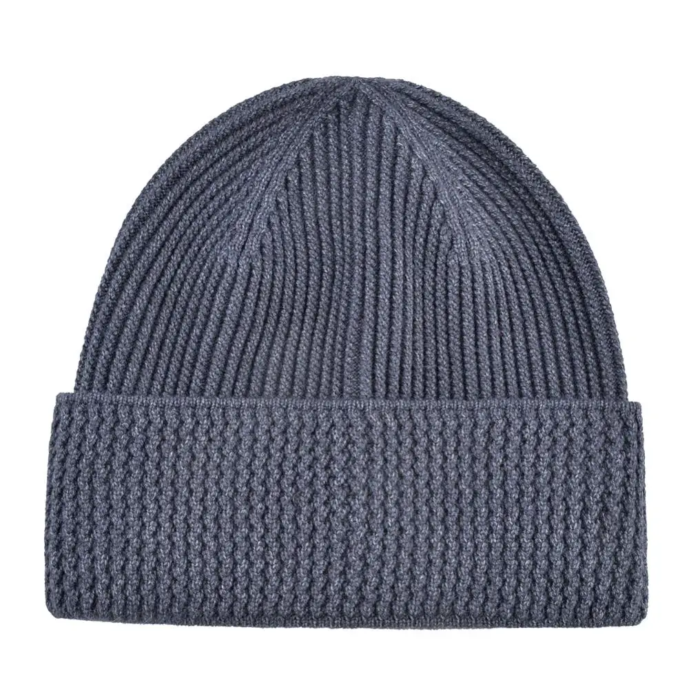 Высококачественные зимние шапки для мужчин вязаные шерстяные шапочки