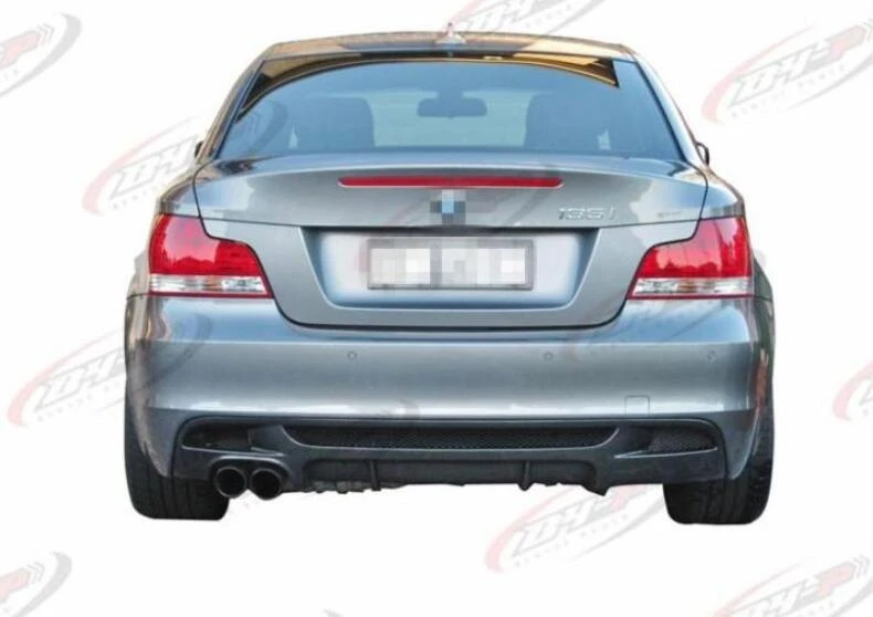 Для BMW E82 Coupe 120 125 130 135 2007 2017 углеродное волокно задний спойлер бампер диффузор