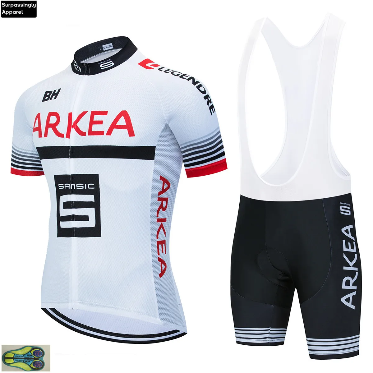 2019 команда ARKEA PRO Велоспорт Джерси 20D гелевые велосипедные шорты Костюм MTB Ropa Ciclismo