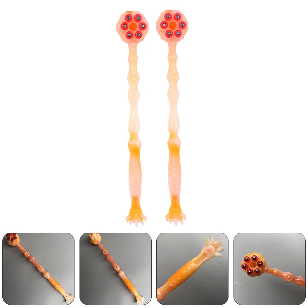 

1Pc Portable Six Beads Lotus Hammer Back Scratcher Tool (As Shown)