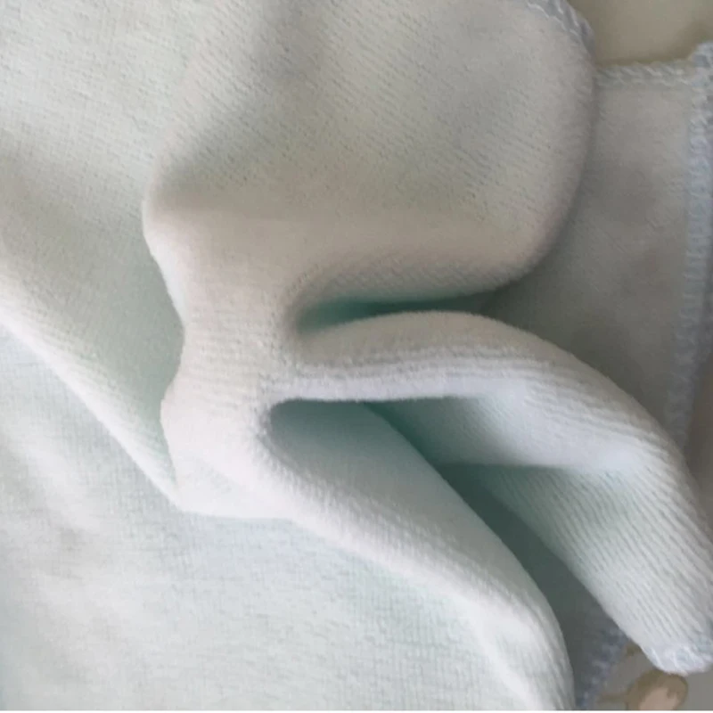 Полотенце для лица из микрофибры белого цвета 10 шт. |