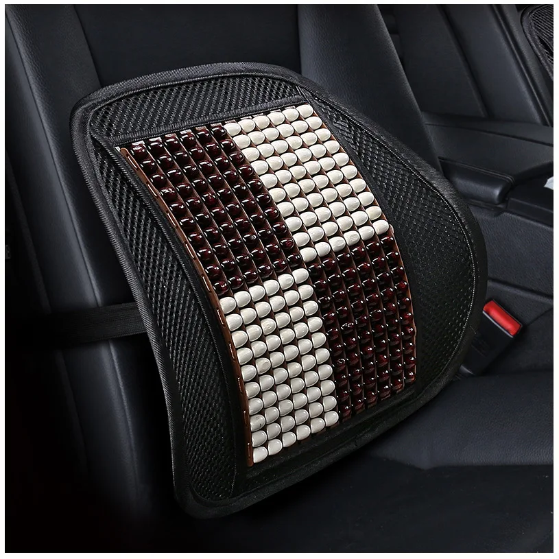 Подушка для автомобильного сиденья защита поясницы массаж спины летние дышащие