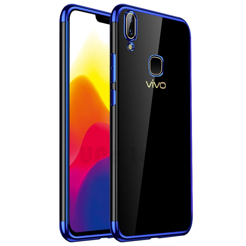 UPaitou Luxury Case for VIVO Z5X Z3i Z1 Pro Y97 Y95 Y93 Lite Y85 Y83 Y81 Y79 Y69 Y67 Y66 Y65 TPU Soft Silicone Transparent |