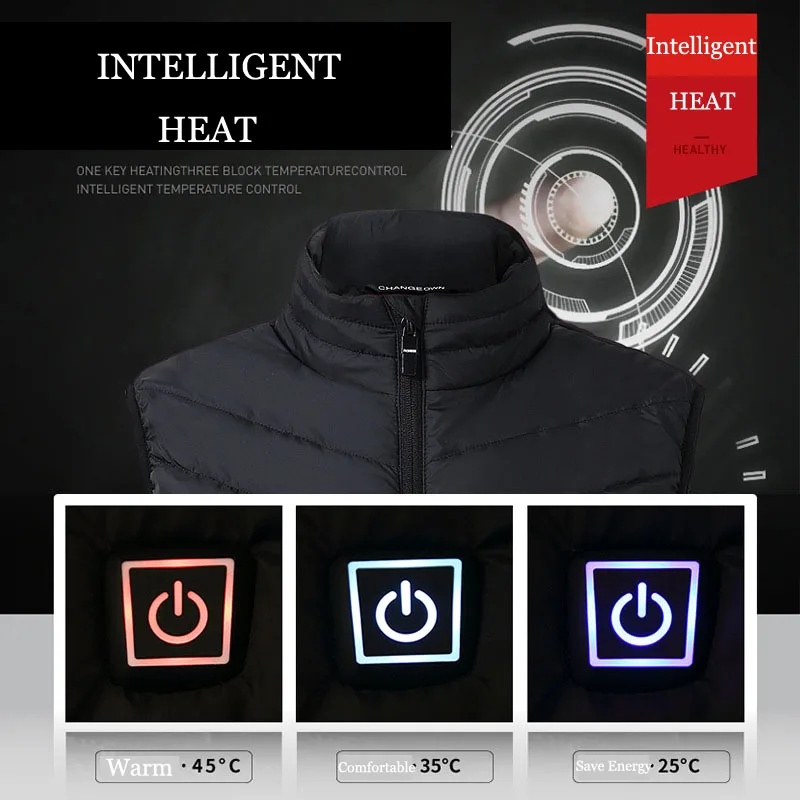 Мужская куртка с USB подогревом Mountainskin Спортивная ветровка из углеродного волокна