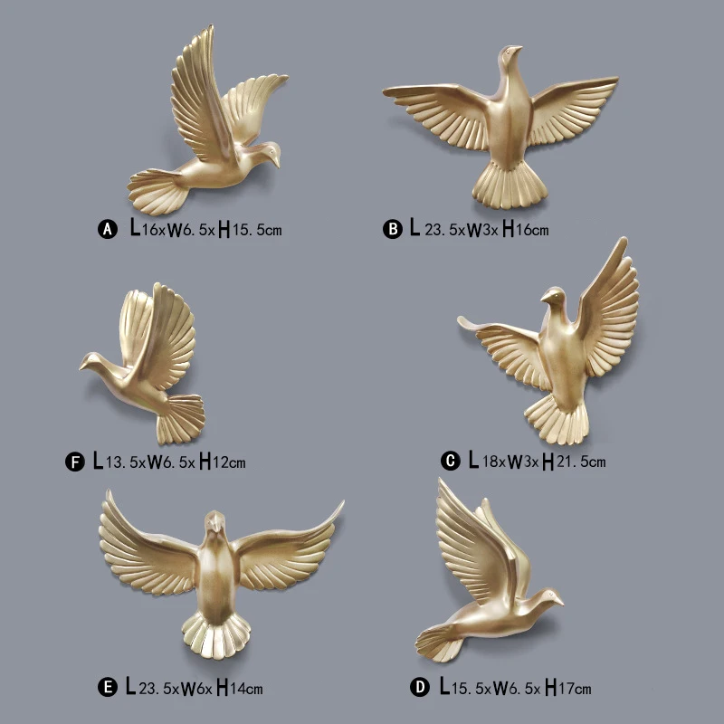 Европейская трехмерная искусственная птица для украшения фона телевизора