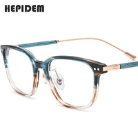 hepidem acetate optical glasses frame men retro vintage round eyeglasses nerd women prescription spectacles myopia eyewear 9132