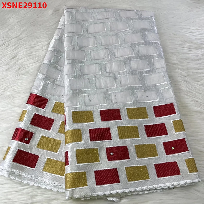 

African French Lace Cloth Big Promotion ​Ankara100% Eco-Friendly Cotton Swiss For Dress Fabric XSNE29110 E