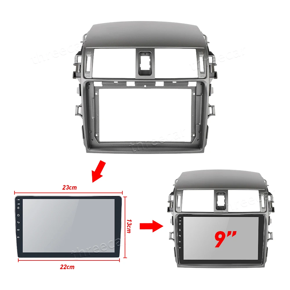 2Din автомобиль радио Панель рамка подходит для 2006 2013 Защитные чехлы сидений
