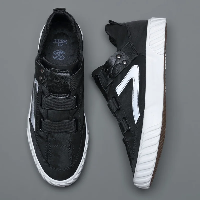 

2021 New Spring Men Canvas Vulcanize Shoes Elastic Band Leisure Lazy Loafers Breathable Men's Trend Joker Patchwork Laser Flats