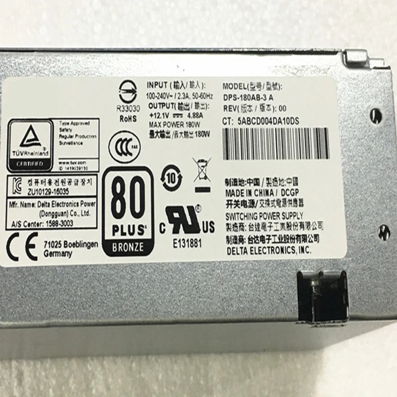 

New Original PSU For HP 600G3 400G5 Power Supply DPS-180AB-26 A DPS-180AB-30 A DPS-180AB-3 A PCH019 PCH021 PA-1181-3HB PCC005
