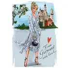 Принцесса девушка патч для одежды аппликация Мода Diy Виниловые топы теплопередача аппликация на одежде платья для девочек носки