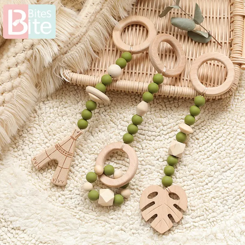 3 шт./компл. Детские Тренажерный зал играть деревянный Прорезыватель для зубов