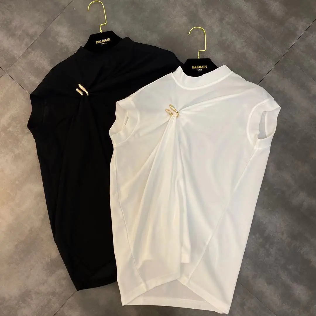 Женская футболка с коротким рукавом и круглым вырезом | одежда