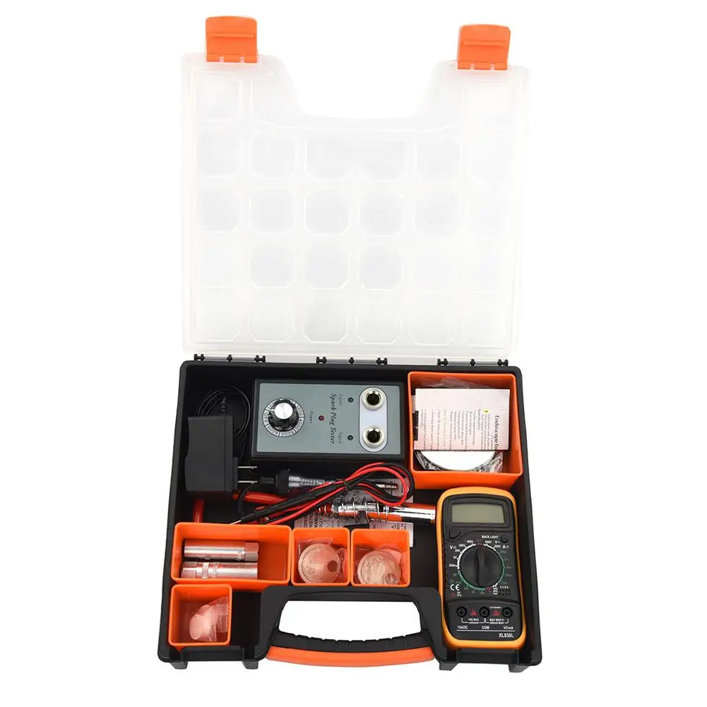 

HiMISS 10pcs/set 12V Gasoline vehicles Spark Plug Tester kit